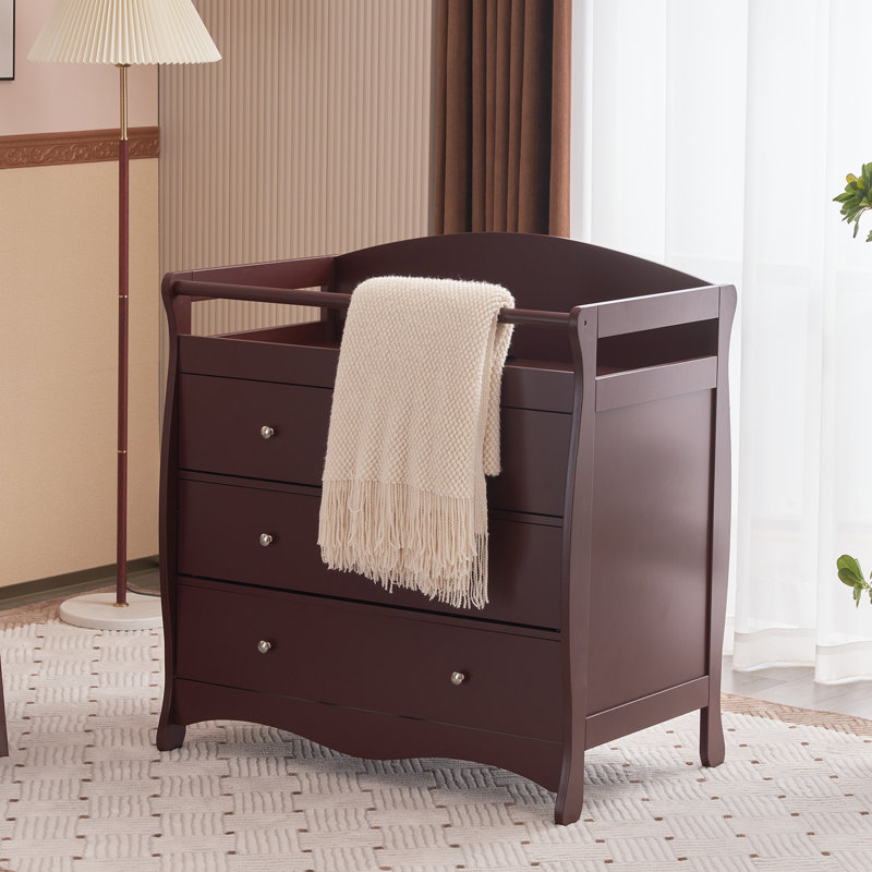 Eli Changing Table Dresser Viv Rae Color Brown